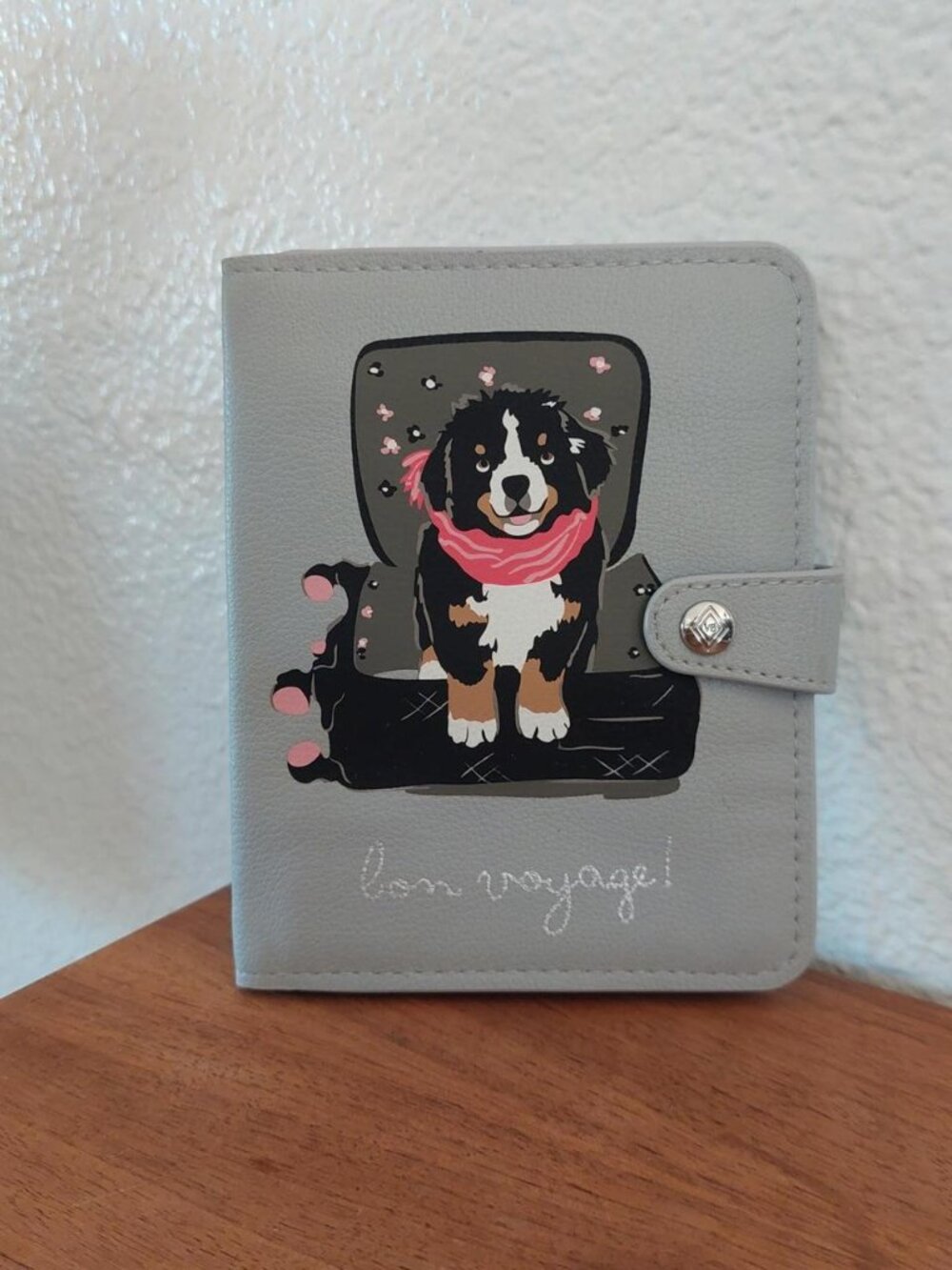 Vera Bradley Best in Show Bernese Mountain Dog show Passport Wallet Holder Cover